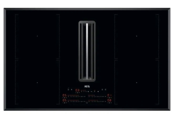 Picture of AEG CDE84751FB 83cm Ducted Air Venting Flex Induction Hob In Black